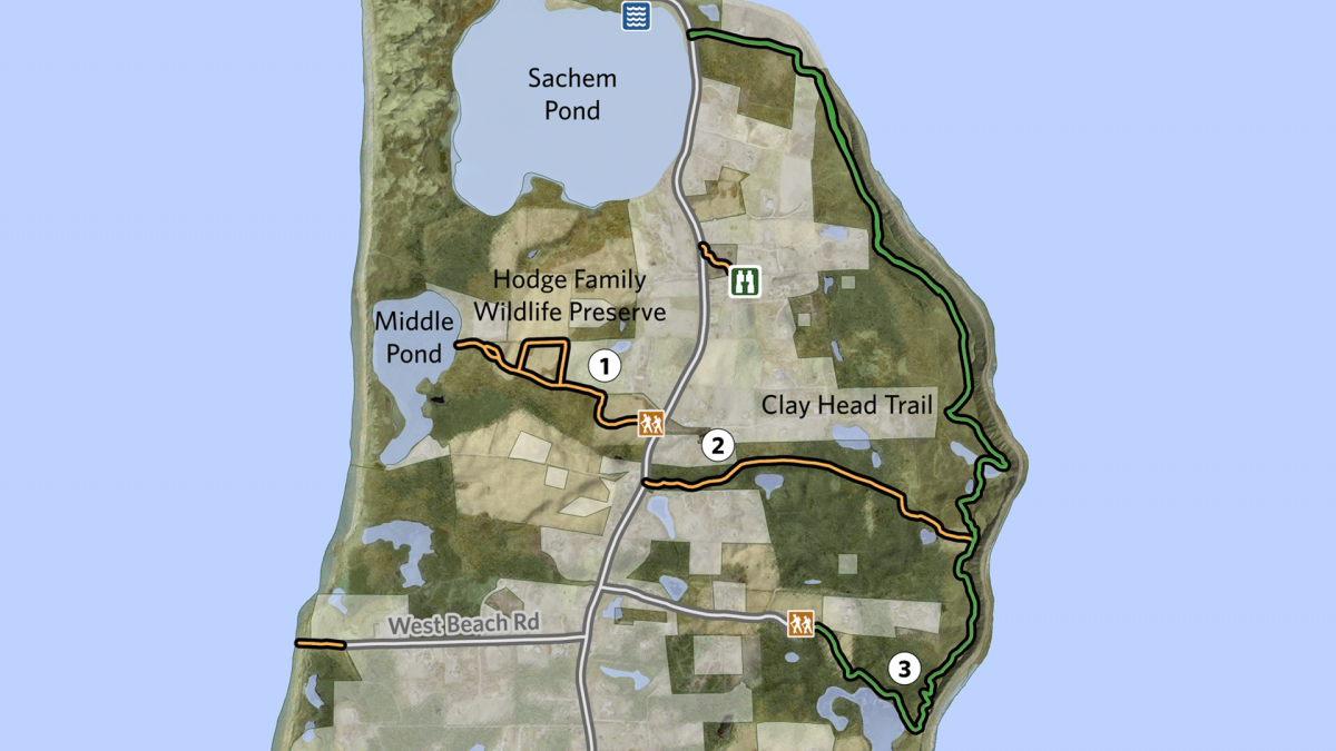 Clayhead Bluff map