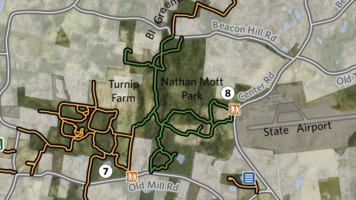 Nathan Mott Trail map