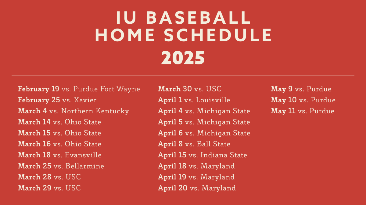 2025 Baseball Schedule
