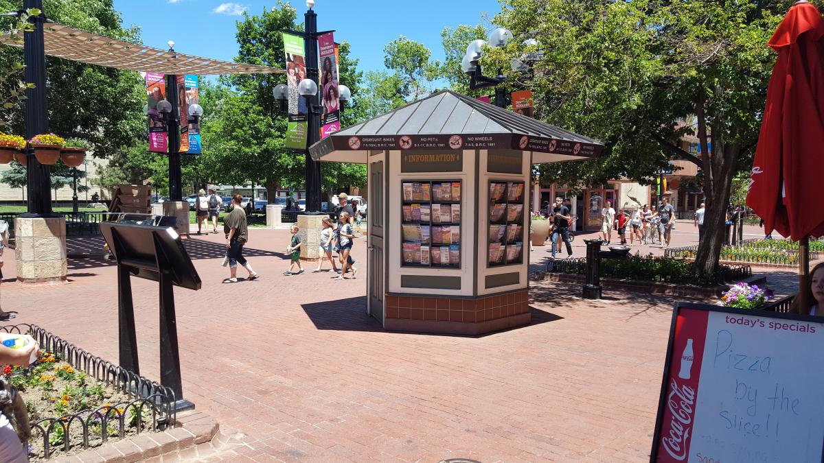 Pearl Street Brochure Kiosk