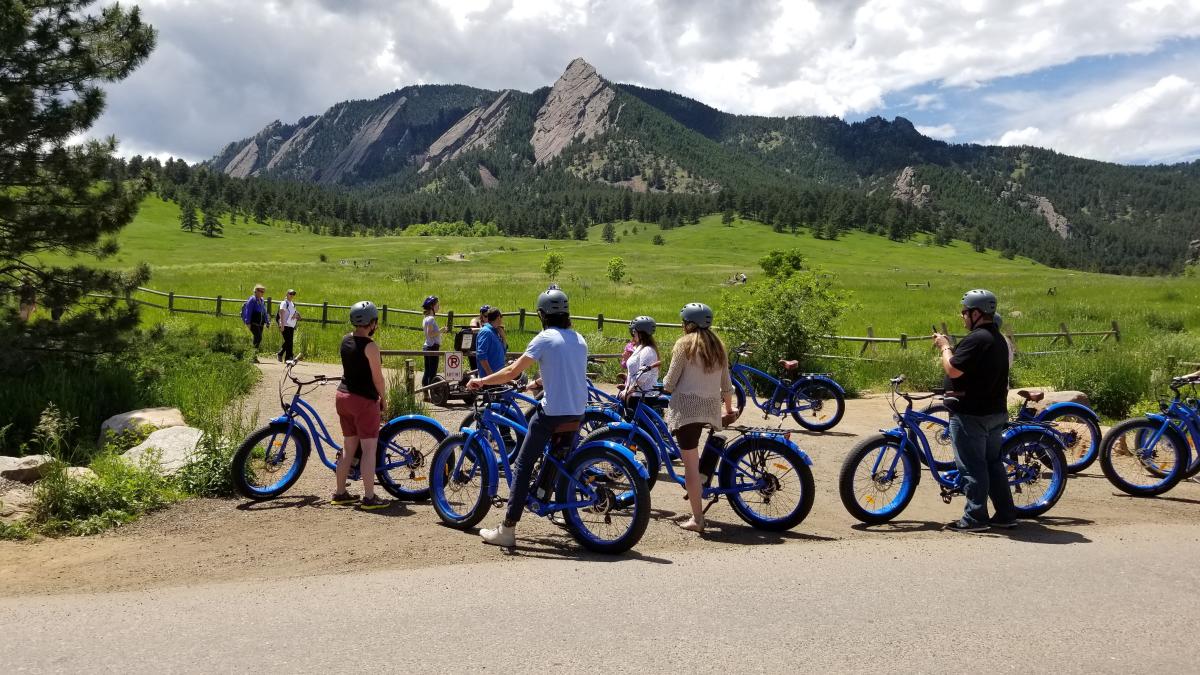 Electric Cruiser Bike Tour Boulder