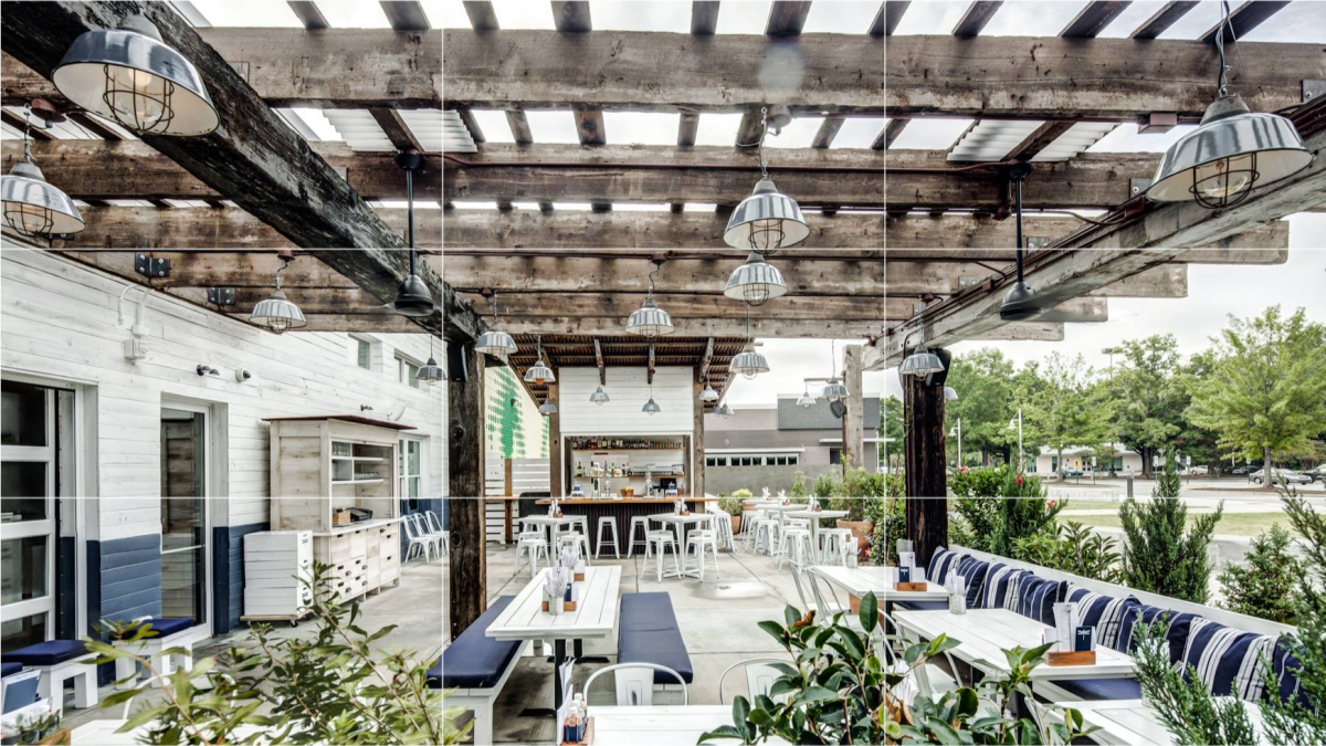 Patio at Bartaco, University Place, Chapel Hill