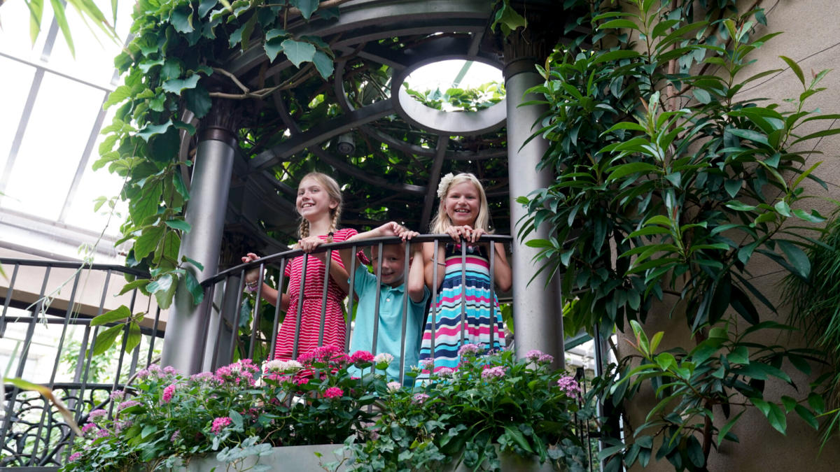 Children at Longwood Gardens