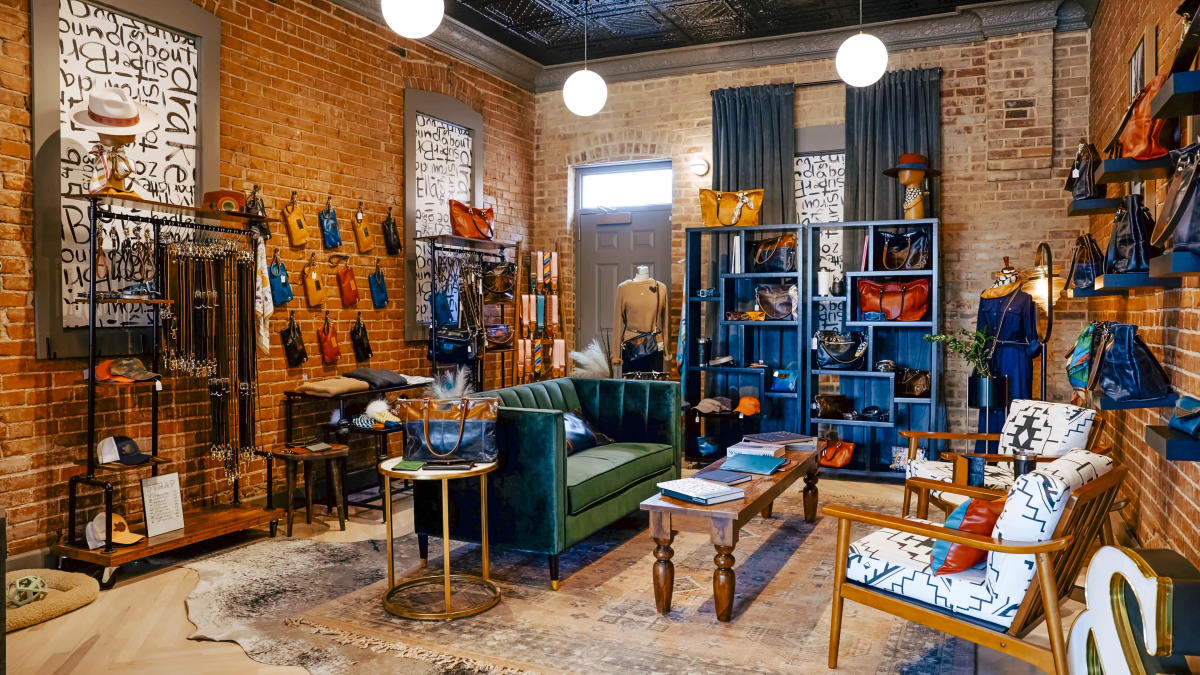 Interior of the Alexis Drake store