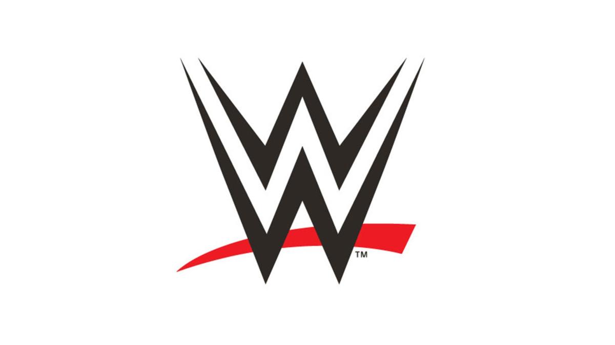 Image is of the WWE's logo in black and red with the TM under it.