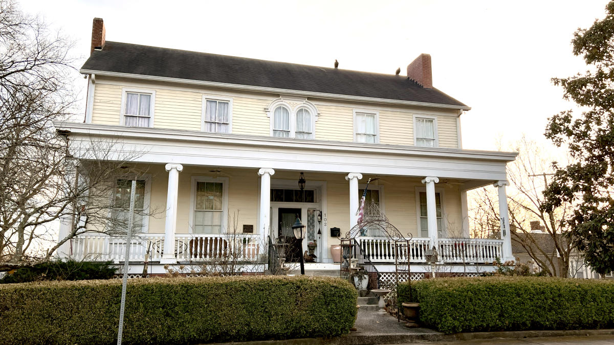 historic yellow home