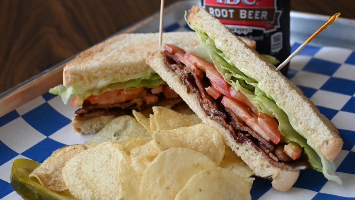 a sandwich from Reuben's Deli located at Social On Main in the Assembly