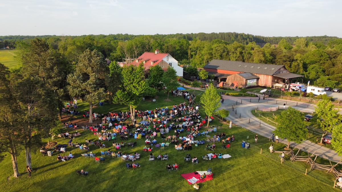 The Winery at Bull Run - Festivals and Events - Aerial