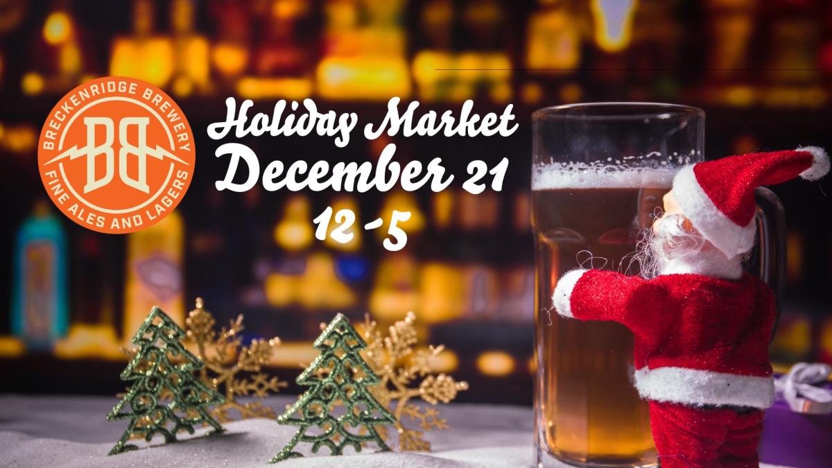 Holiday Market December 21 12pm to 5pm