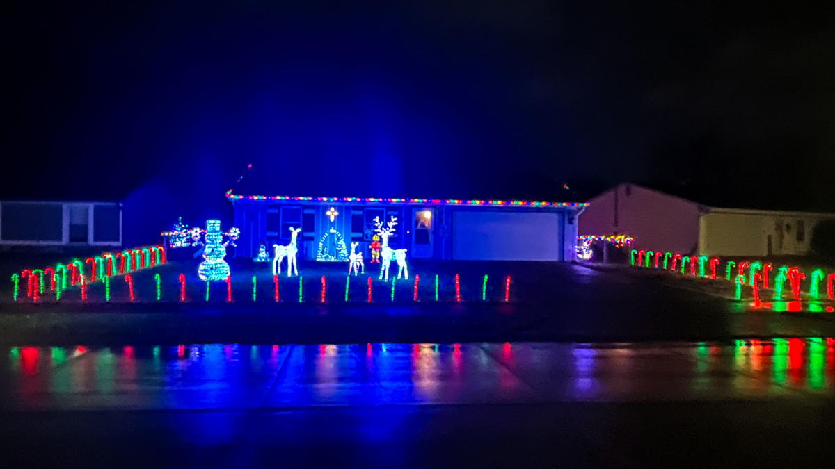 Springbrook Road House Light Display by David Mertz