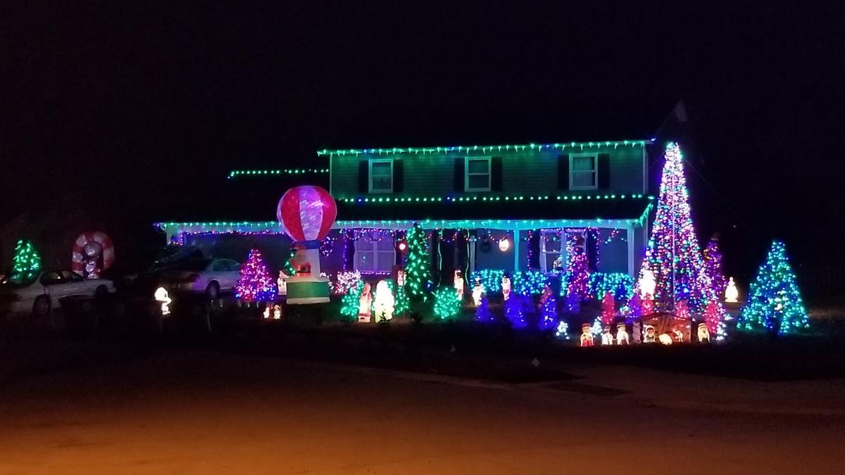Wayfair Place House Light Display by Matthew Booher