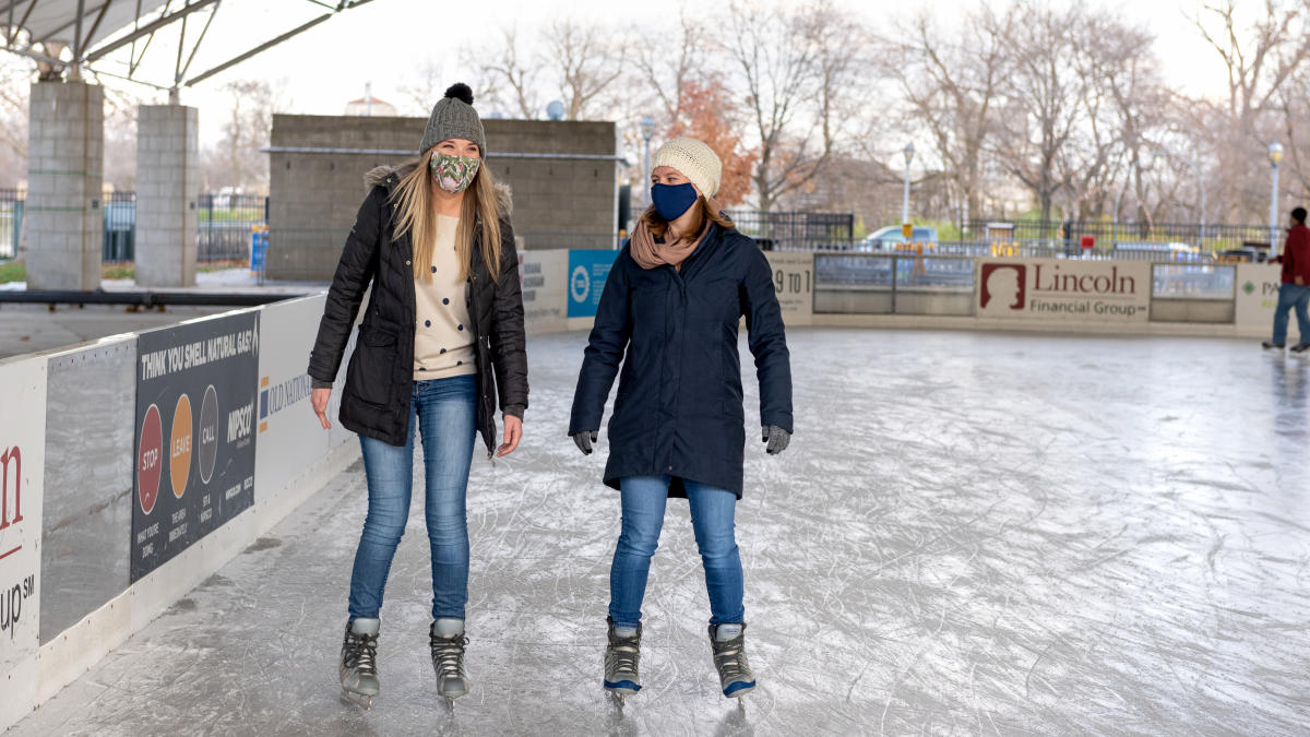 Headwaters Park Ice Skating