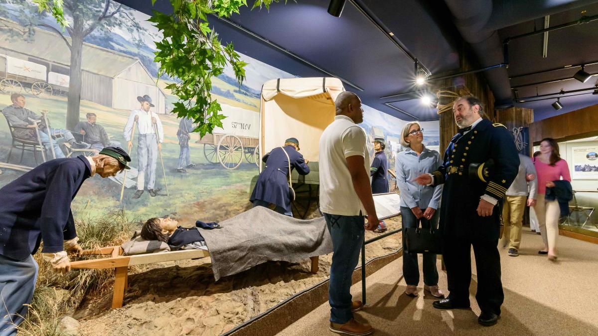 Visitors at the National Museum of Civil War Medicine