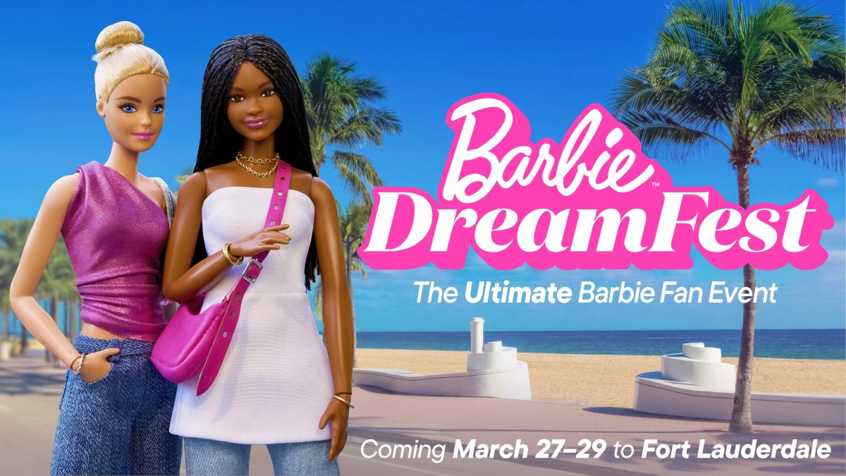 A promotional flyer for Barbie Dream Fest