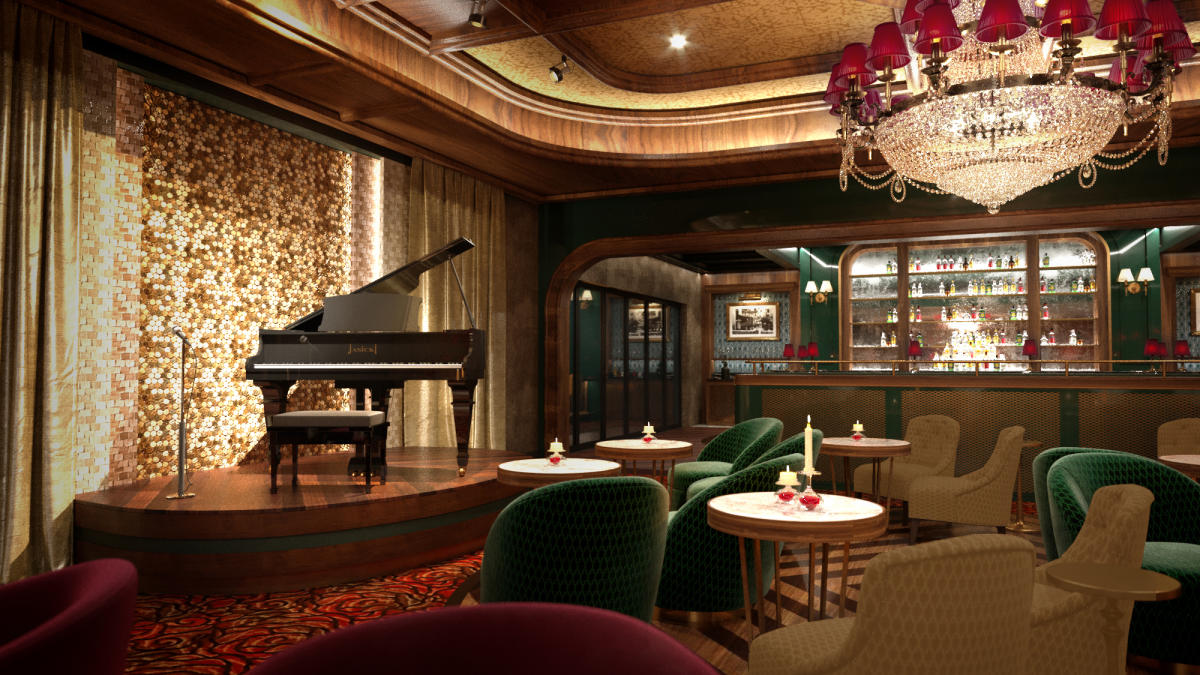 Anthony's Runway Piano Lounge Rendering