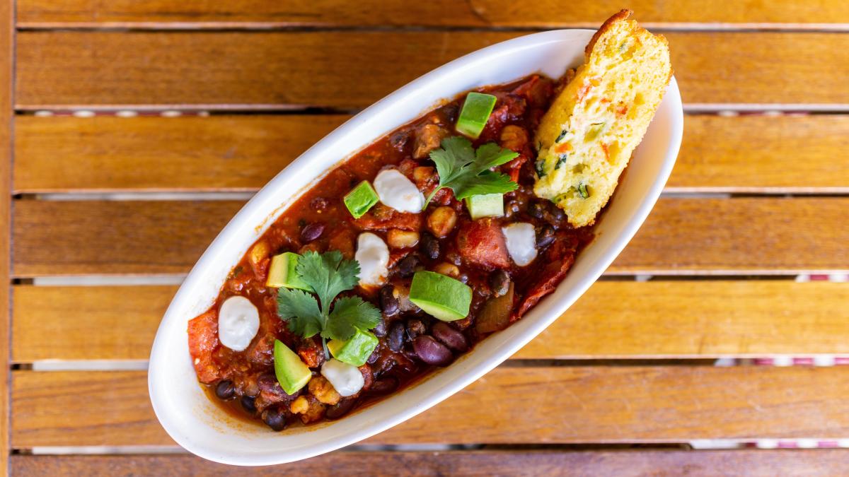 American Social Vegetarian Chili Bowl