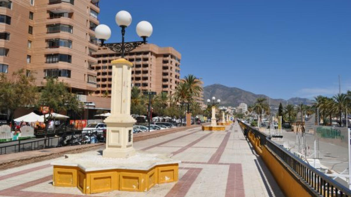 Sendero urbano del mar en Fuengirola