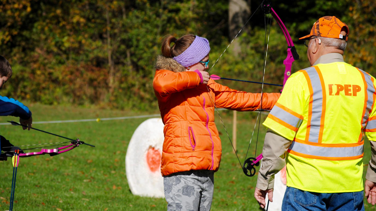 Try your hand at archery during the Fall Colors Festival at McCloud Nature Park.