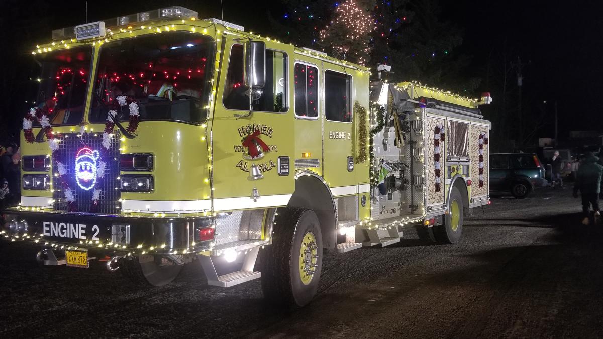 Homer FD Santa Truck