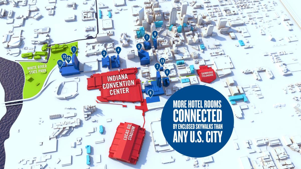 Connected Hotel Map