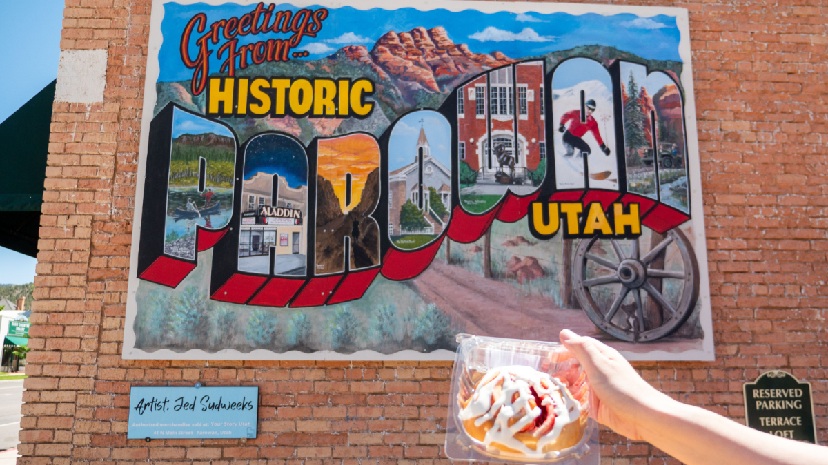 Parowan Mural - Spring Visit