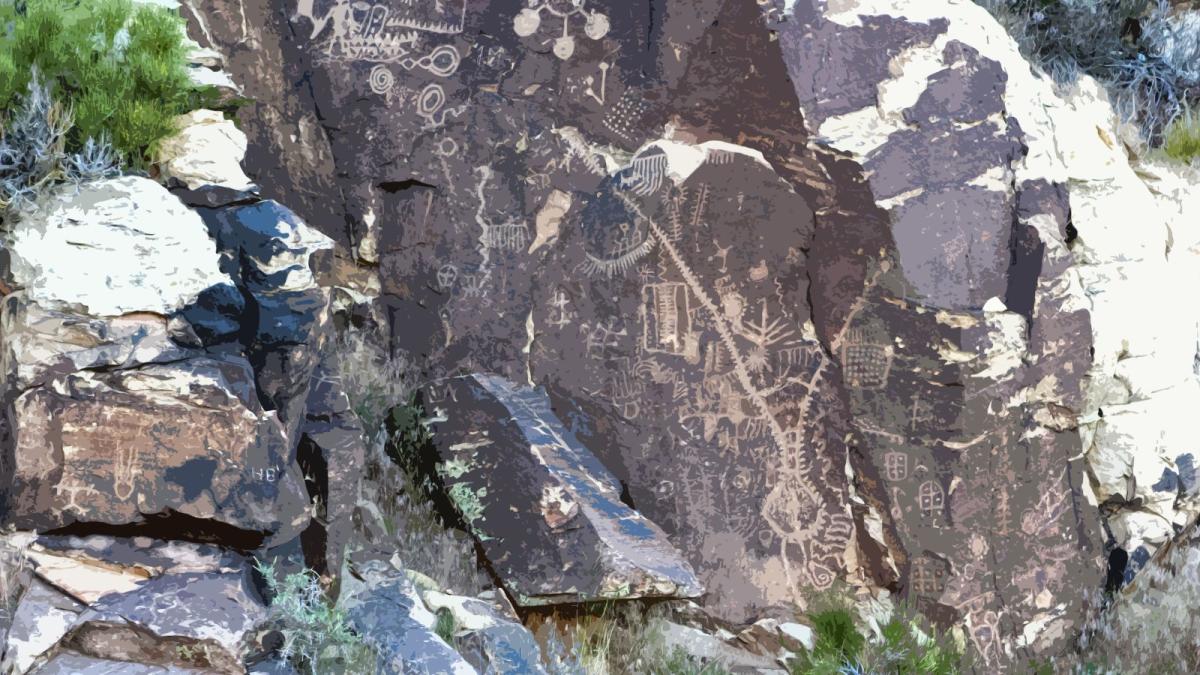 Parowan Gap Petroglyphs - sized for blog