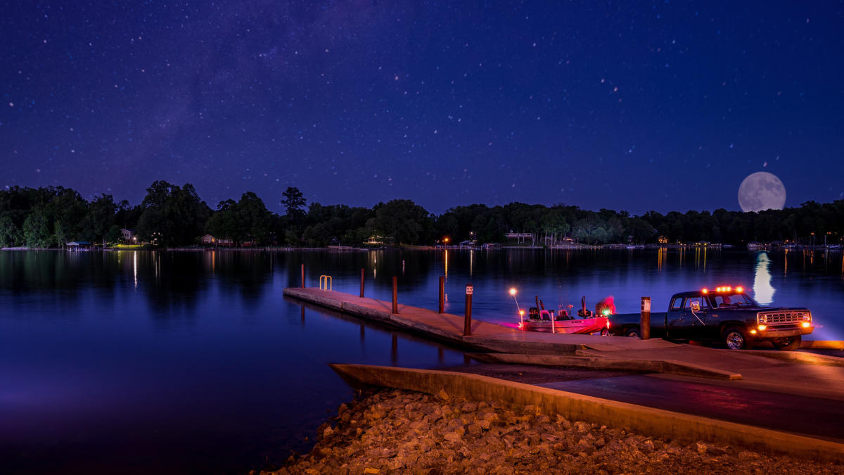 Fred Cerbini Dock at Night