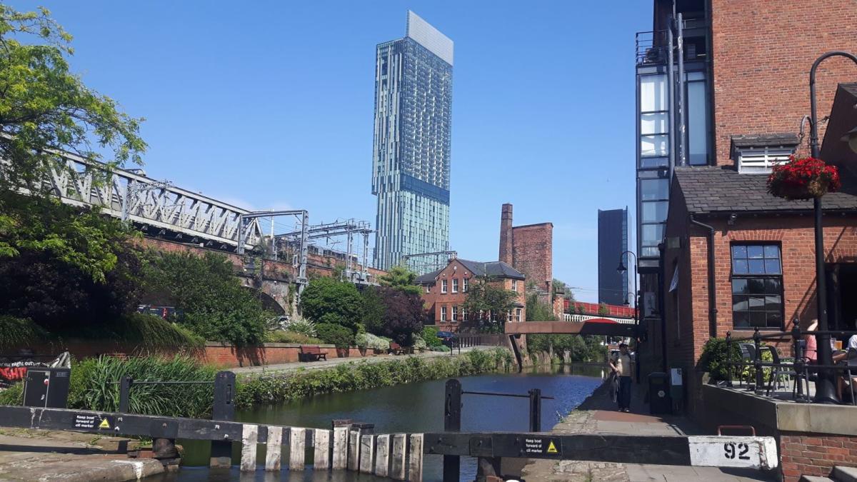 Rochdale canal in Castlefield