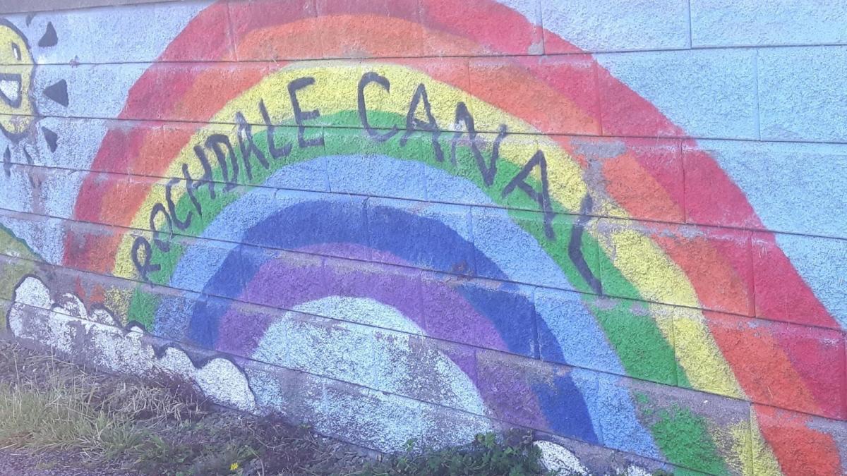 Rochdale Canal Rainbow artwork