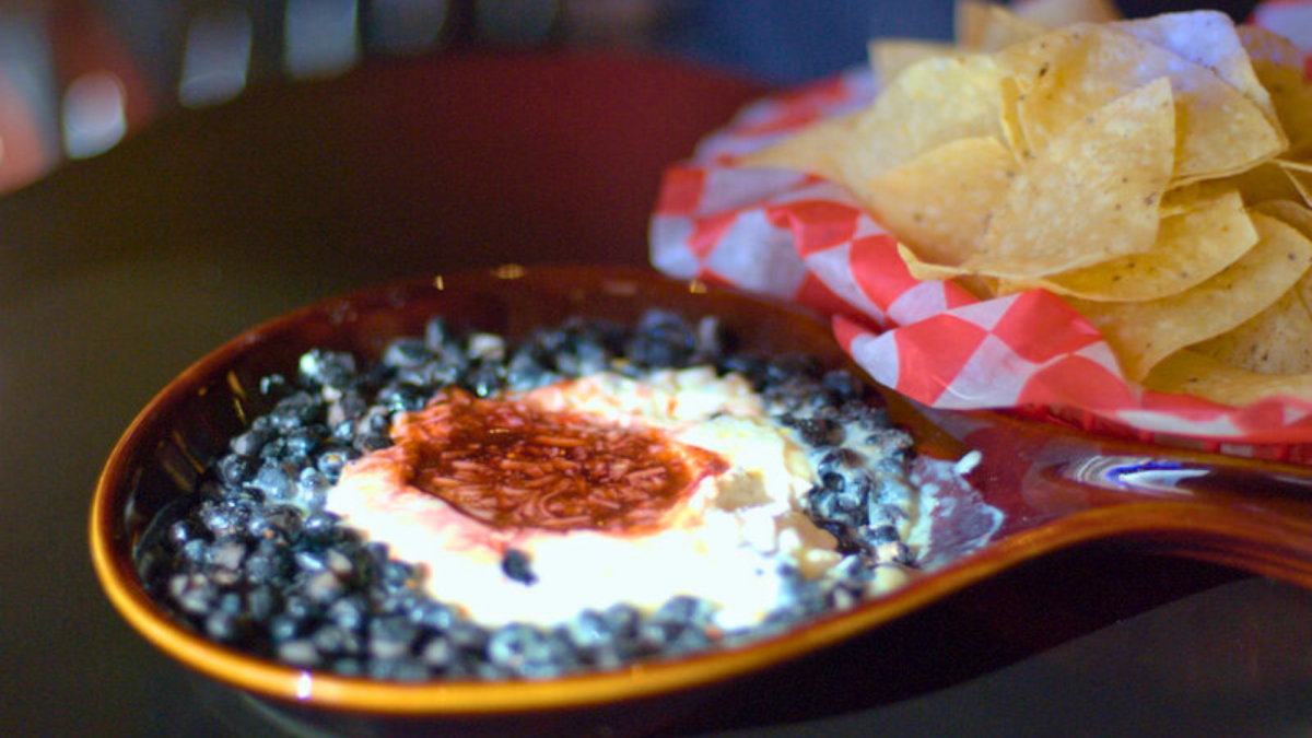 Raspberry Black Bean Chipotle Dip