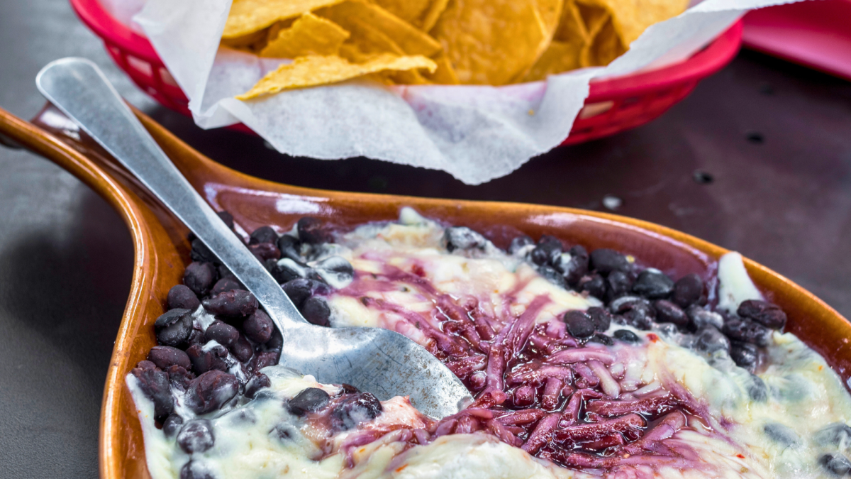 Raspberry Black Bean Dip