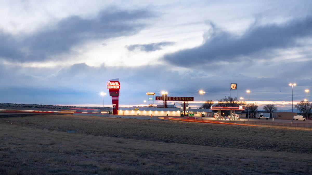 Between Santa Rosa and Albuquerque, Clines Corners stands like a beacon on the prairie.