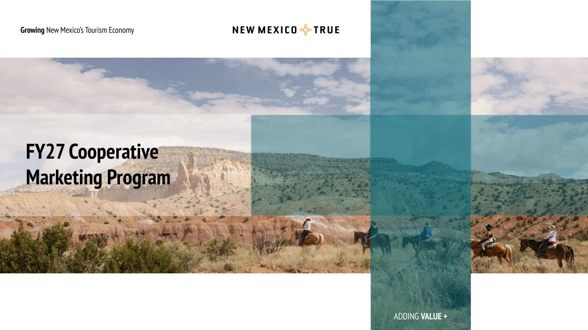 FY27 Cooperative Marketing Program