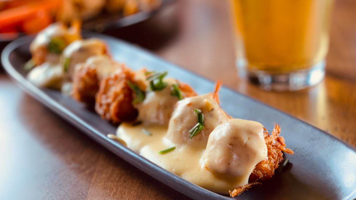 Green chile cheese tots at Arable in Eldorado