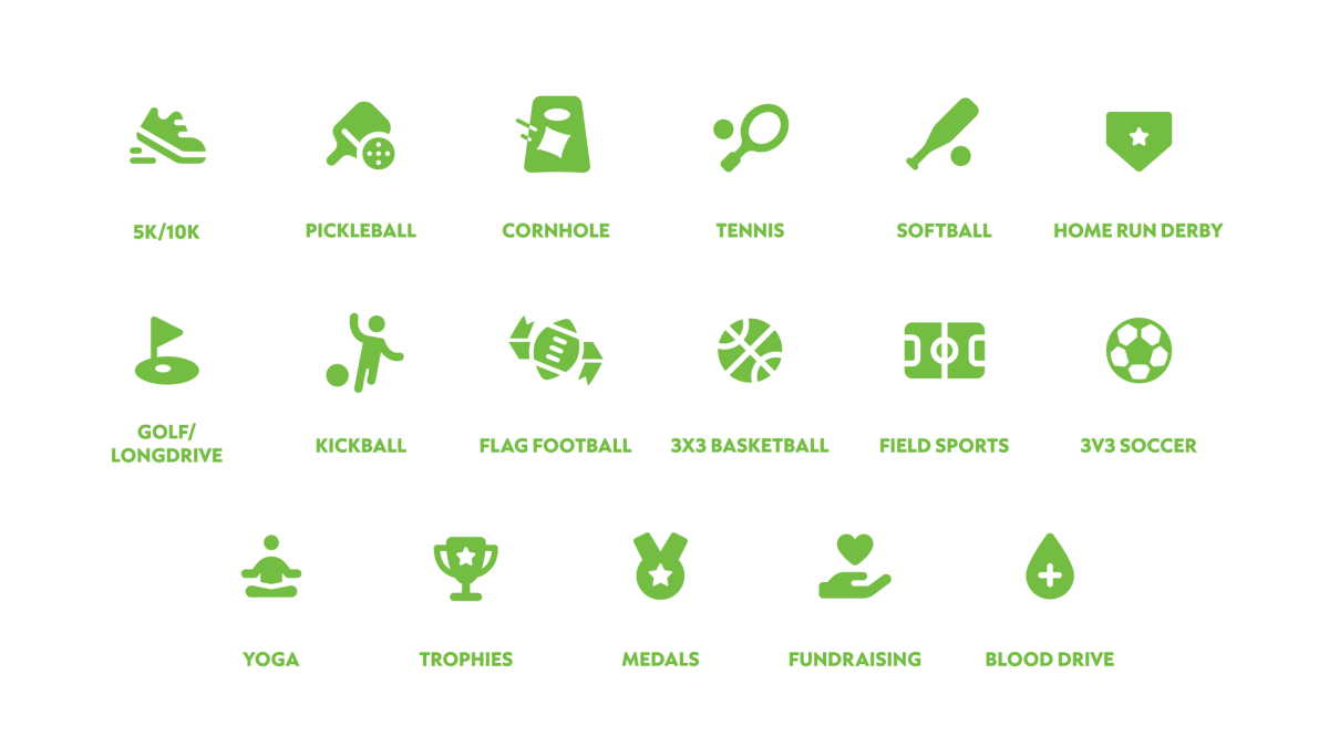 Fit Fete Community Games Icons