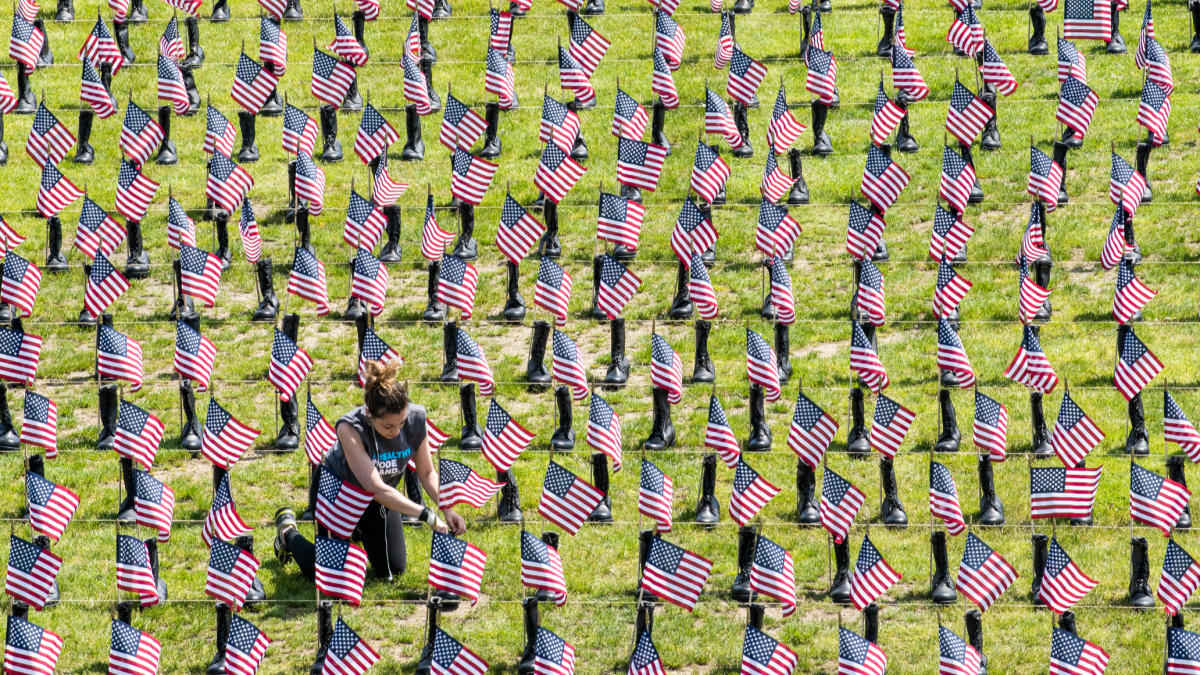 Crop of Boots on The Ground