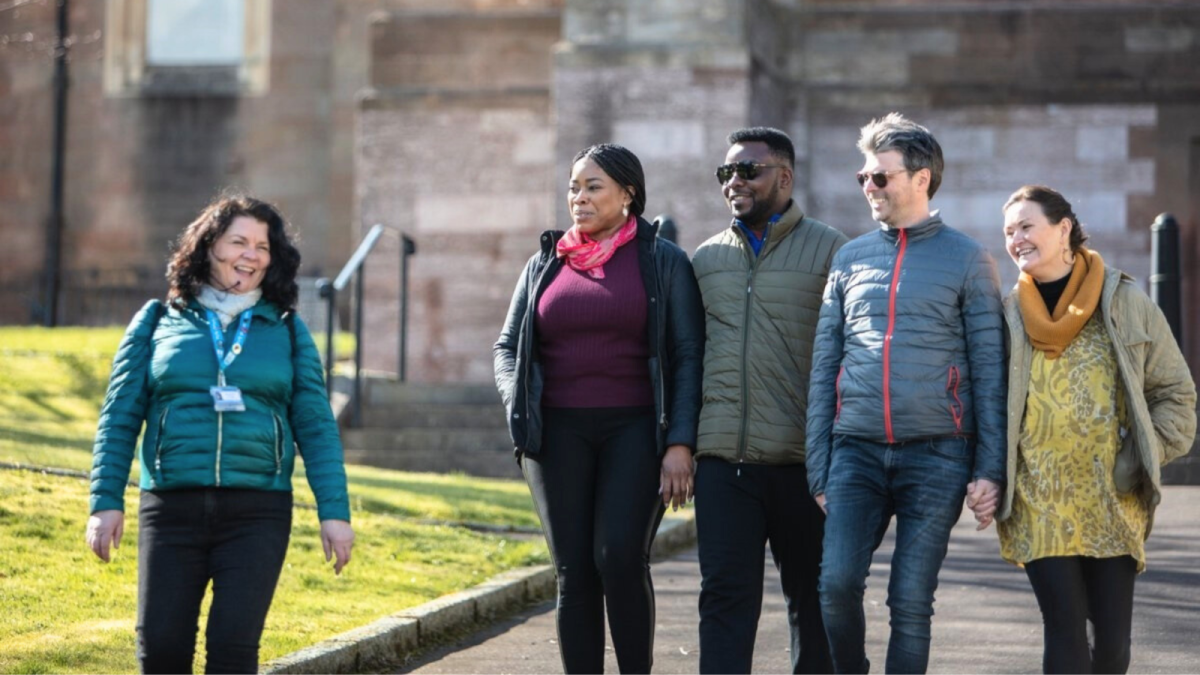 A group on the Armagh City Walking Tour 