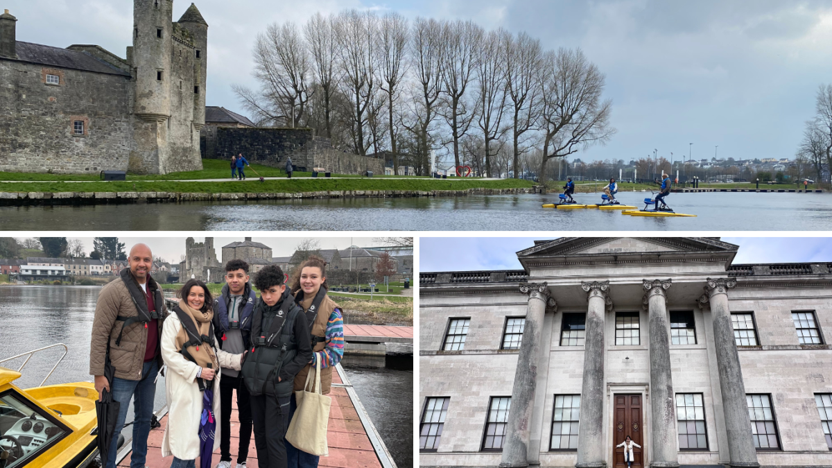 Ibe and his family on a fun-filled fermanagh getaway