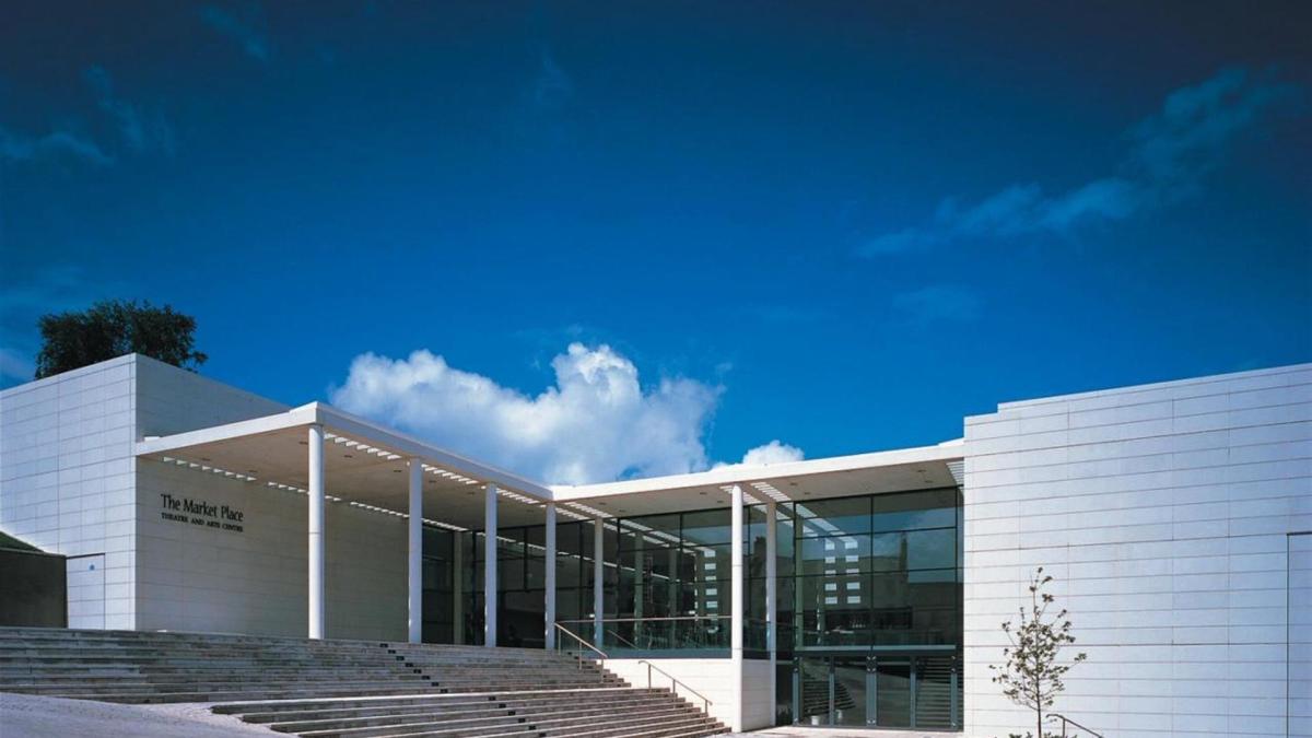View of the exterior building of The Market Place Thratre and Arts Centre