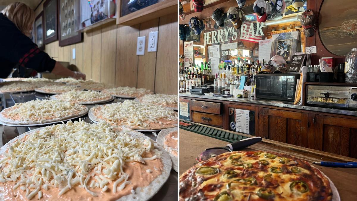 Homemade Pizza at Jerry's Bar Oshkosh