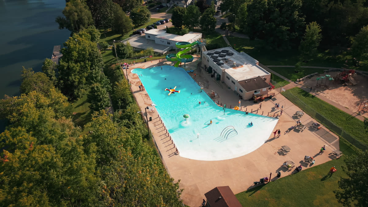 Lake Lisgar WaterPark Aerial