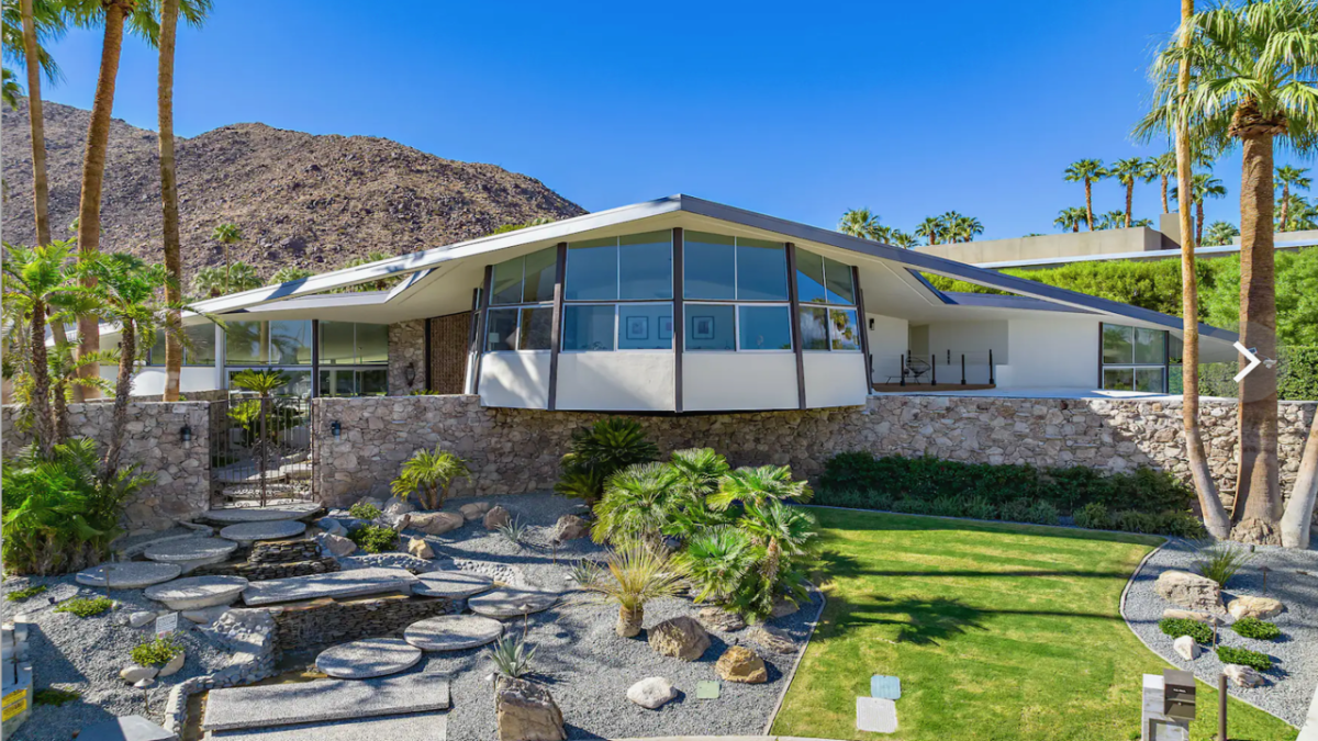 House of Tomorrow against the mountains