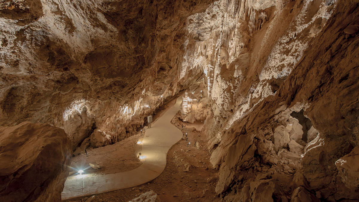 mitchell caverns interior 2