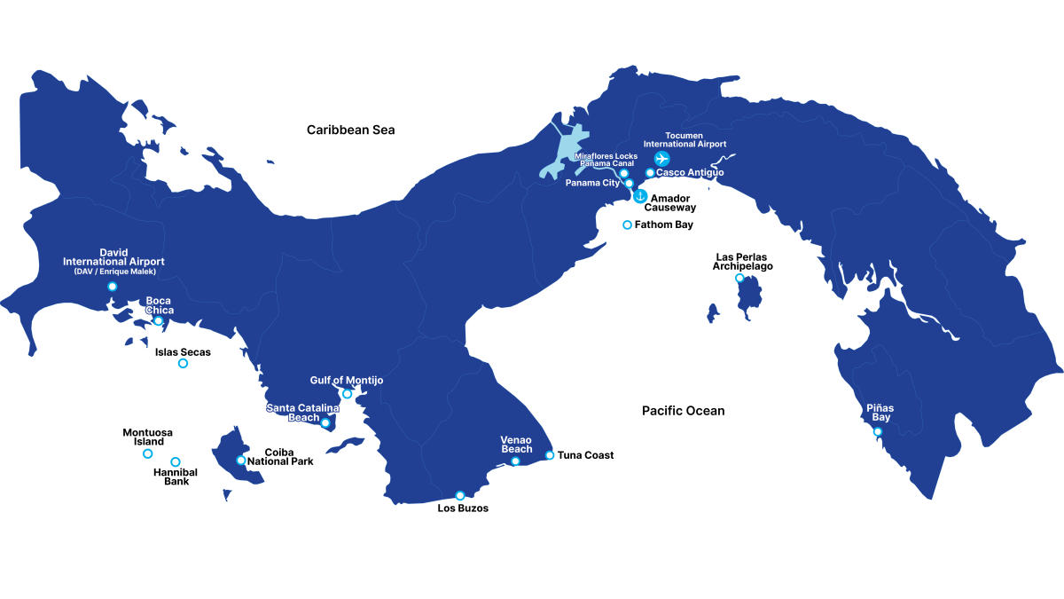 Fishing Route Map