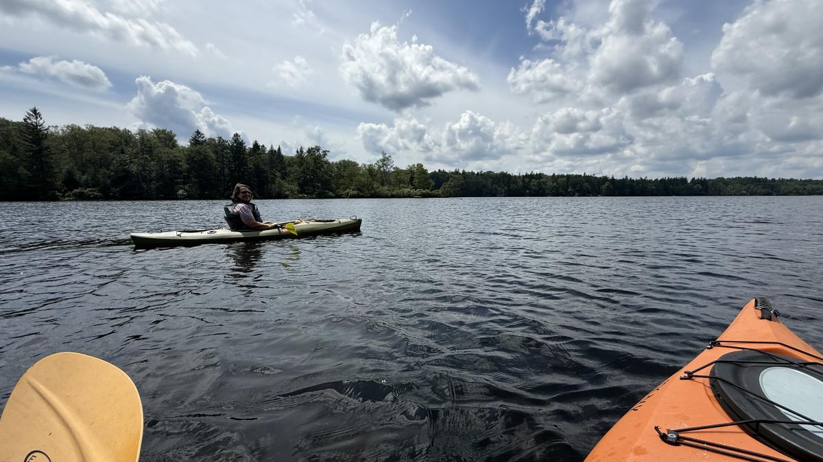 Jim and Kara on Promised Lake