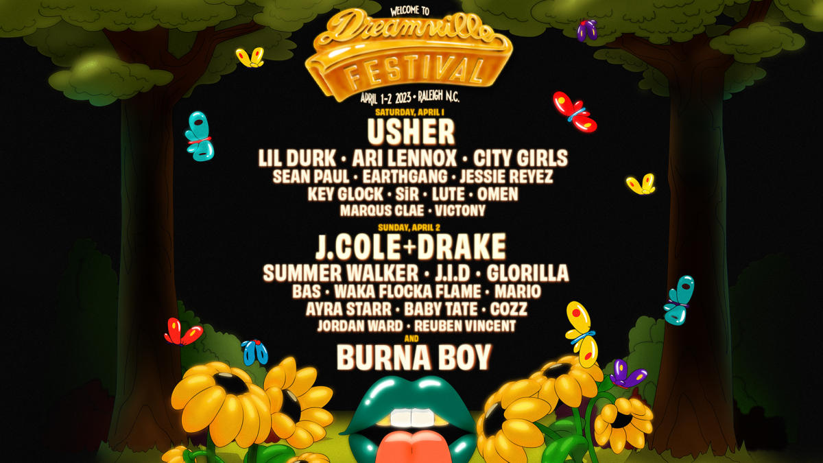 Dreamville Lineup graphic