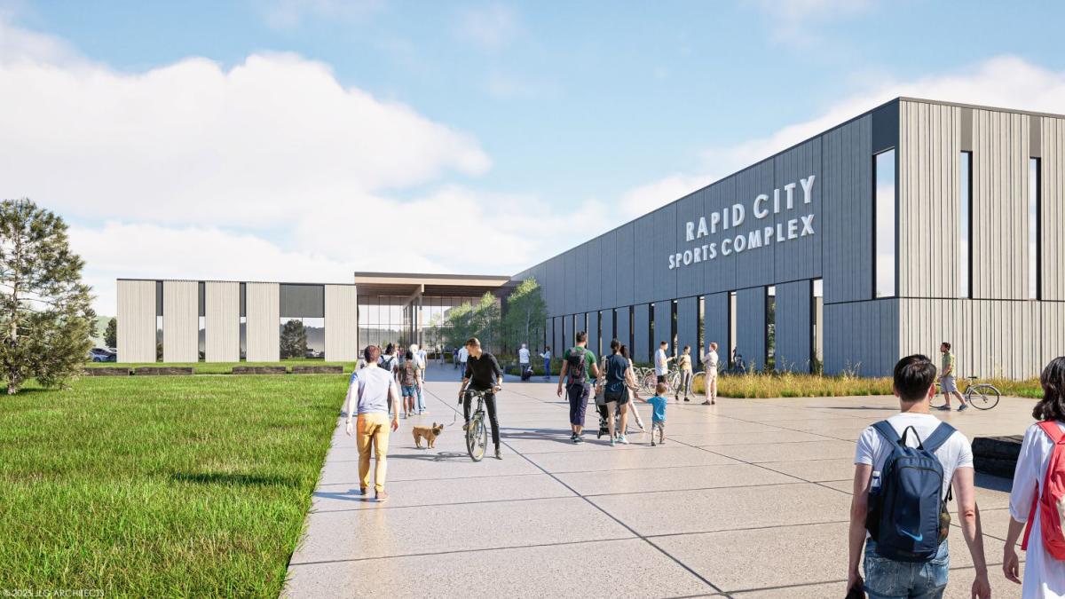An artist rendering of the future Sports Complex in Rapid City.