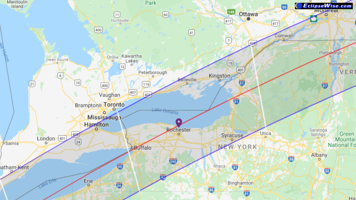 Eclipse Path of Totality