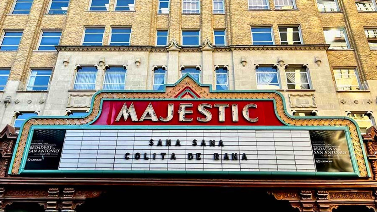 Marquee sign of Majestic Theatre