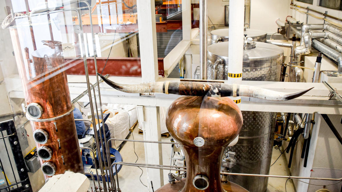 Machine in Maverick Whiskey Distillery